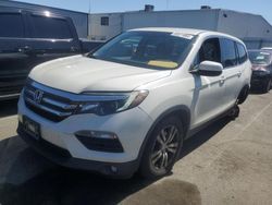 Salvage cars for sale from Copart Vallejo, CA: 2017 Honda Pilot EX