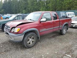 Salvage cars for sale from Copart Graham, WA: 2001 Toyota Tundra Access Cab