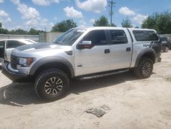 Ford f150 salvage cars for sale: 2012 Ford F150 SVT Raptor