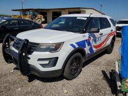 Salvage cars for sale at Temple, TX auction: 2017 Ford Explorer Police Interceptor