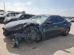 Salvage cars for sale at Grand Prairie, TX auction: 2015 Maserati Ghibli
