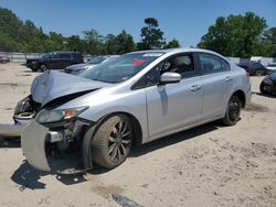 Salvage cars for sale from Copart Hampton, VA: 2014 Honda Civic EXL