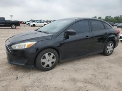 Salvage cars for sale at Houston, TX auction: 2017 Ford Focus S