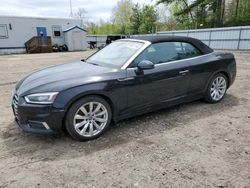 Salvage cars for sale at Lyman, ME auction: 2018 Audi A5 Premium Plus