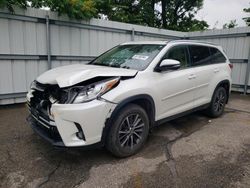 Toyota salvage cars for sale: 2019 Toyota Highlander SE