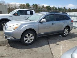 Salvage cars for sale from Copart Exeter, RI: 2011 Subaru Outback 2.5I Limited