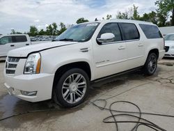 Vehiculos salvage en venta de Copart Bridgeton, MO: 2012 Cadillac Escalade ESV Premium