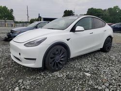 Salvage cars for sale from Copart Mebane, NC: 2022 Tesla Model Y