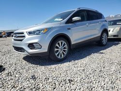 Salvage cars for sale from Copart Magna, UT: 2017 Ford Escape Titanium