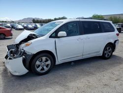 Salvage cars for sale at Las Vegas, NV auction: 2017 Toyota Sienna LE