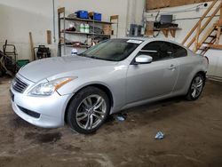 Salvage cars for sale at Ham Lake, MN auction: 2009 Infiniti G37