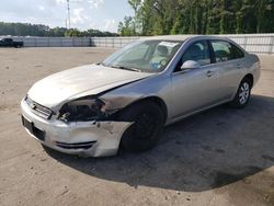 Salvage cars for sale at Dunn, NC auction: 2008 Chevrolet Impala LS