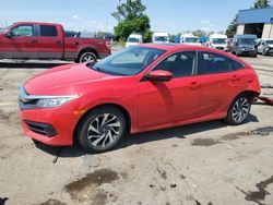 Salvage cars for sale at Woodhaven, MI auction: 2016 Honda Civic EX