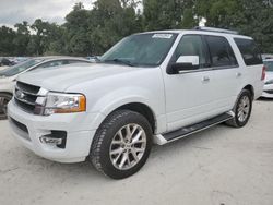 Vehiculos salvage en venta de Copart Ocala, FL: 2017 Ford Expedition Limited