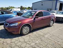 Salvage cars for sale at Vallejo, CA auction: 2009 Honda Accord LX