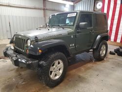 Salvage cars for sale at West Mifflin, PA auction: 2008 Jeep Wrangler X