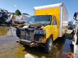 Salvage trucks for sale at Cicero, IN auction: 2019 GMC Savana Cutaway G3500