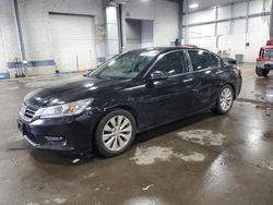 Salvage cars for sale at Ham Lake, MN auction: 2014 Honda Accord EXL
