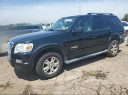Salvage cars for sale at Woodhaven, MI auction: 2007 Ford Explorer XLT