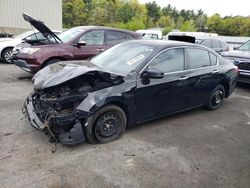 Salvage cars for sale at Exeter, RI auction: 2015 Honda Accord EXL