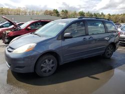 Salvage cars for sale at Exeter, RI auction: 2009 Toyota Sienna CE