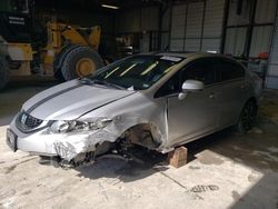 Salvage cars for sale at Rogersville, MO auction: 2015 Honda Civic EX