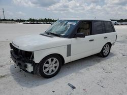 Vehiculos salvage en venta de Copart Arcadia, FL: 2007 Land Rover Range Rover HSE