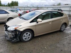 Vehiculos salvage en venta de Copart Arlington, WA: 2011 Toyota Prius