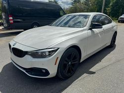 Vehiculos salvage en venta de Copart North Billerica, MA: 2018 BMW 430XI Gran Coupe