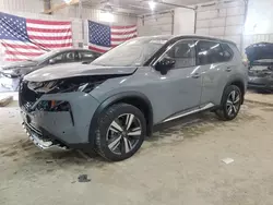 Salvage cars for sale at Columbia, MO auction: 2021 Nissan Rogue Platinum