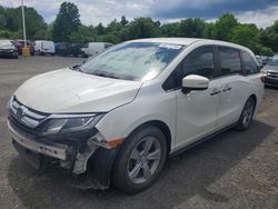 Salvage cars for sale at East Granby, CT auction: 2019 Honda Odyssey EX