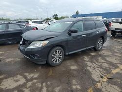 Salvage cars for sale from Copart Woodhaven, MI: 2013 Nissan Pathfinder S