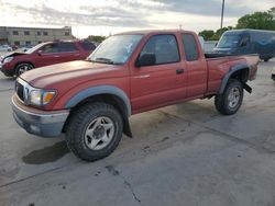 Salvage cars for sale at Wilmer, TX auction: 2001 Toyota Tacoma Xtracab