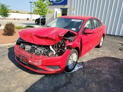 Salvage cars for sale at Mcfarland, WI auction: 2019 Volkswagen Jetta S