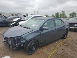 Salvage cars for sale from Copart Elgin, IL: 2017 Toyota Corolla L