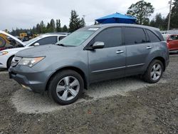 Salvage cars for sale from Copart Graham, WA: 2009 Acura MDX Technology