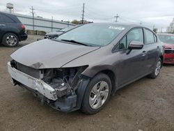 Salvage cars for sale from Copart Chicago Heights, IL: 2014 Honda Civic LX