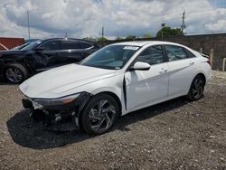 Salvage cars for sale at Homestead, FL auction: 2024 Hyundai Elantra SEL