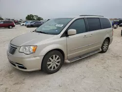 Salvage cars for sale at Haslet, TX auction: 2014 Chrysler Town & Country Touring