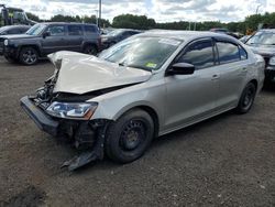 Salvage cars for sale at East Granby, CT auction: 2014 Volkswagen Jetta Base