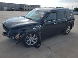 Salvage cars for sale at Wilmer, TX auction: 2012 Infiniti QX56