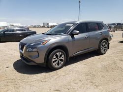 Salvage cars for sale at Amarillo, TX auction: 2021 Nissan Rogue SV