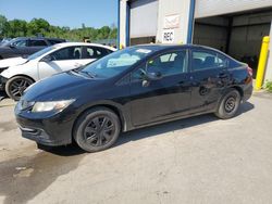 Salvage cars for sale at Duryea, PA auction: 2013 Honda Civic LX