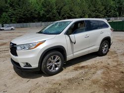 Toyota salvage cars for sale: 2014 Toyota Highlander LE