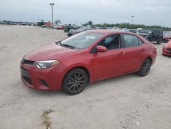 Salvage cars for sale at Indianapolis, IN auction: 2015 Toyota Corolla L