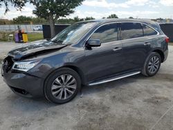 Salvage cars for sale at Orlando, FL auction: 2014 Acura MDX Technology