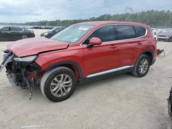 Salvage cars for sale from Copart Greenwell Springs, LA: 2019 Hyundai Santa FE SEL