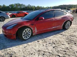 Salvage cars for sale at Ellenwood, GA auction: 2021 Tesla Model 3