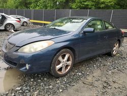 Salvage cars for sale at Waldorf, MD auction: 2006 Toyota Camry Solara SE