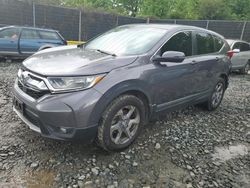 Salvage cars for sale at Waldorf, MD auction: 2019 Honda CR-V EX
